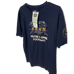 Notre Dame Football 2017 Season Student Section T-Shirt, Men's XL, New w/Tags